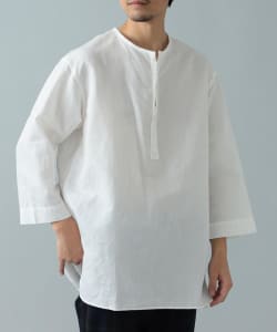 *A VONTADE / コットン リネン プルオーバーシャツ
