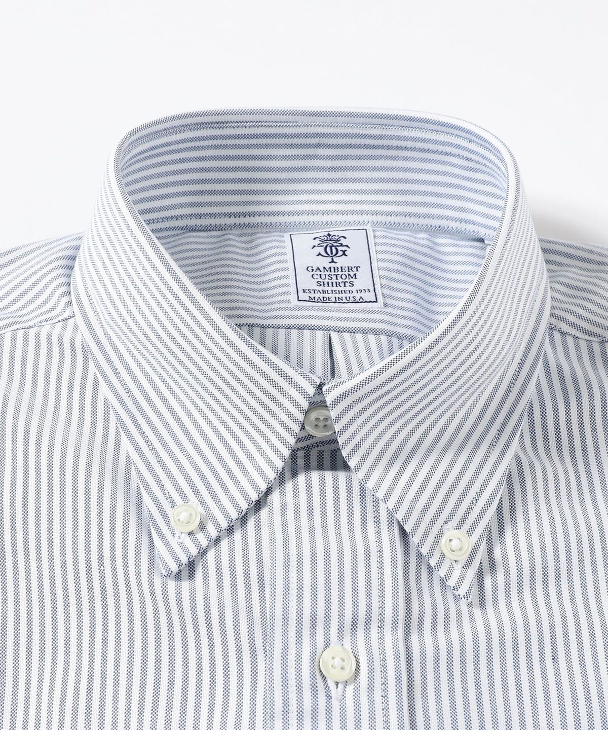 BEAMS F（ビームスF）Gambert Shirt / オックスフォード ストライプ