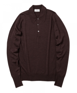 ￥▲JOHN SMEDLEY / ロングスリーブポロ "DORSET"
