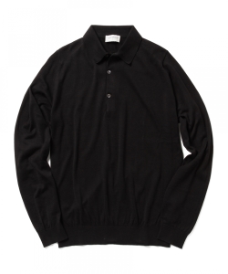 ▲JOHN SMEDLEY / ロングスリーブ ポロ"BRADWELL"