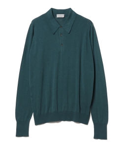 ▲JOHN SMEDLEY / FINCHLEY ロングスリーブポロ