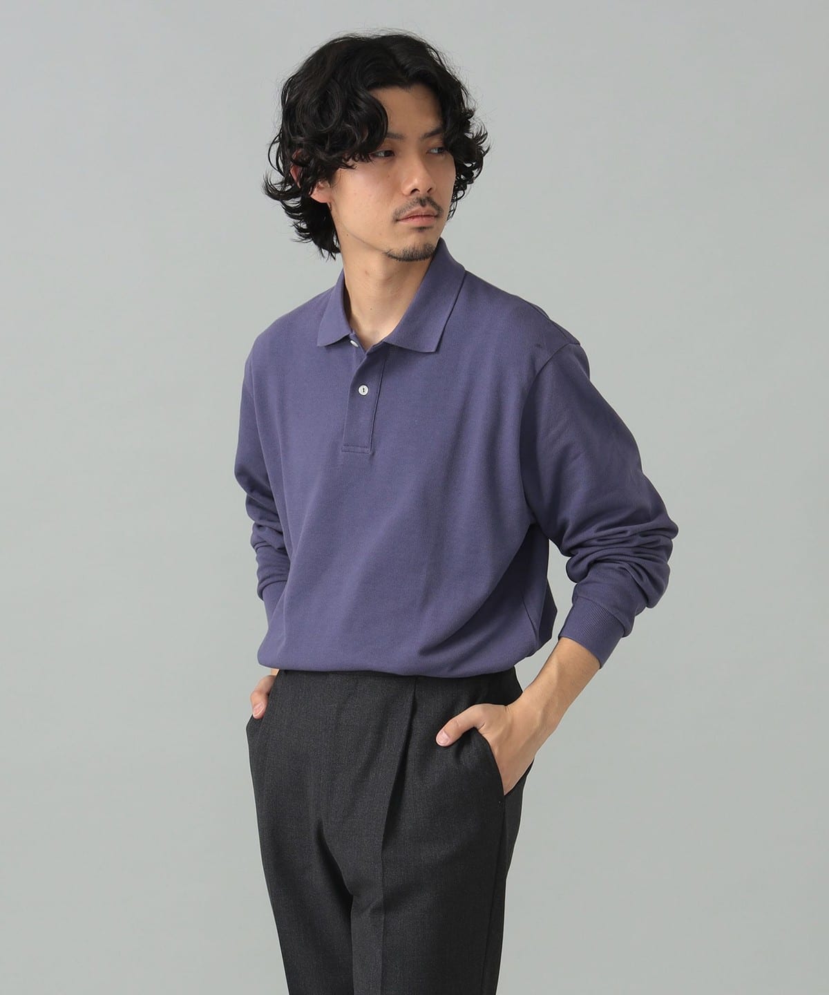 ELACIO / カノコ ロングスリーブ ポロシャツ シャツ・ブラウス MEN HEATH 3 ELACIO / カノコ ロングスリーブ ポロシャツ シャツ・ブラウス MEN HEATH 3