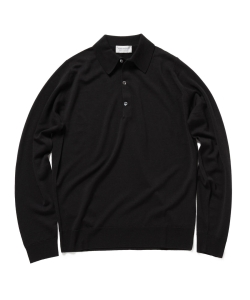 ▲JOHN SMEDLEY / 別注 30ゲージ ロングスリーブ ポロシャツ