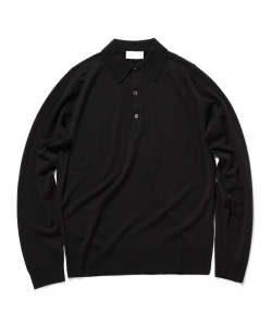 ▲JOHN SMEDLEY / 別注 30G ロングスリーブ ニットポロシャツ◎