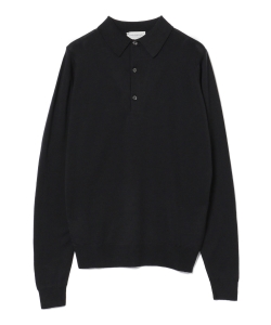■JOHN SMEDLEY / 別注 30ゲージ ロングスリーブ ポロシャツ