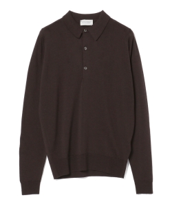 ■JOHN SMEDLEY / 別注 30ゲージ ロングスリーブ ポロシャツ