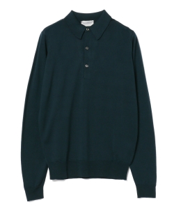 ■JOHN SMEDLEY / 別注 30ゲージ ロングスリーブ ポロシャツ
