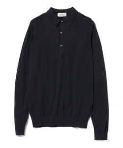 ▲JOHN SMEDLEY / BRADWELL 30ゲージ コットン ニットポロシャツ
