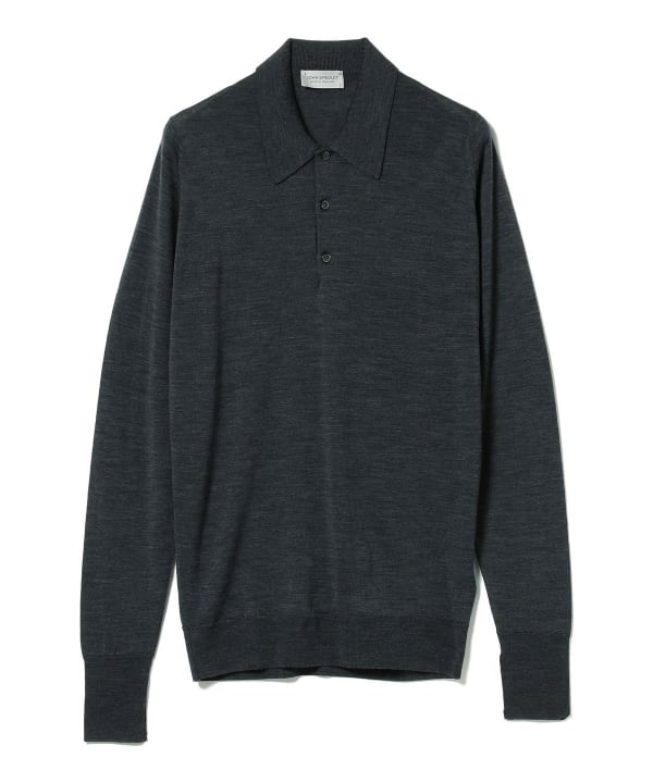 お歳暮 John Smedley ニットポロシャツ dorset ジョンスメドレー 長袖