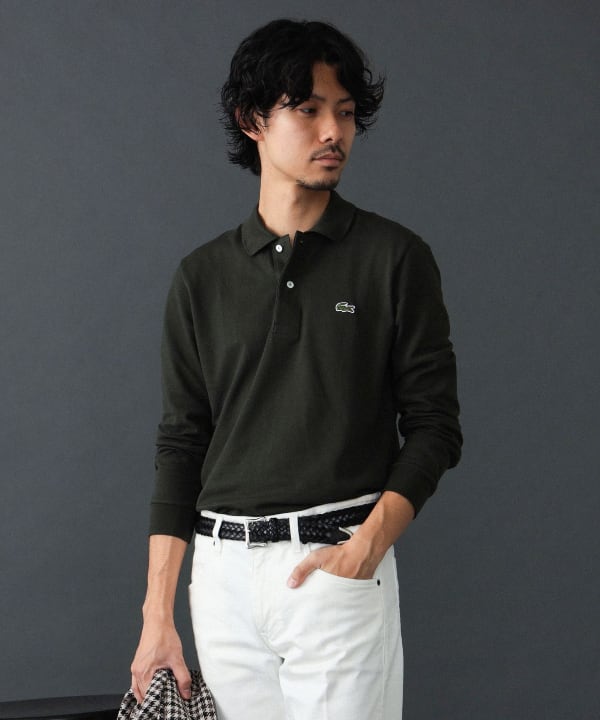 BEAMS F（ビームスF）LACOSTE / L1312 ロングスリーブ ポロシャツ