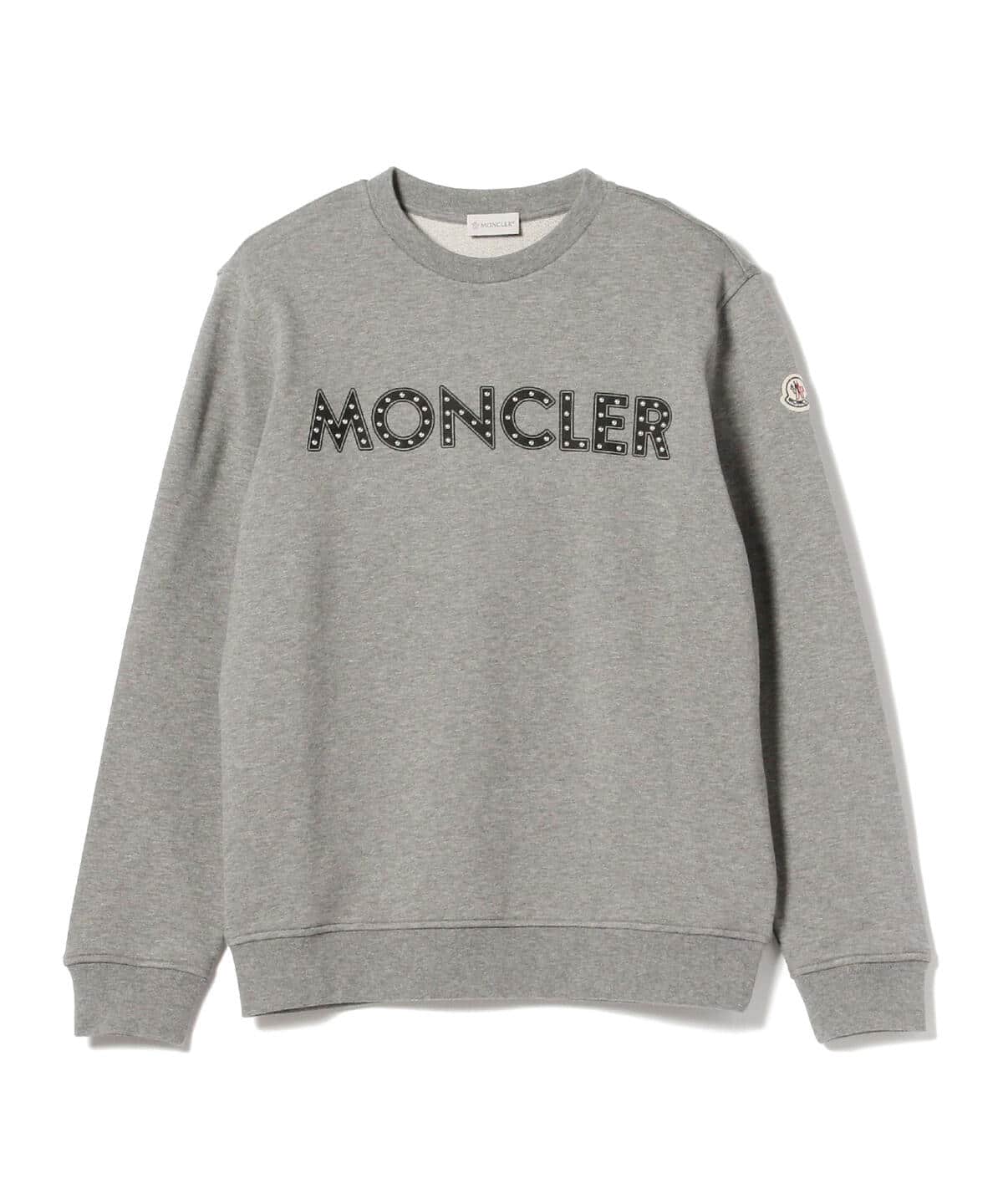 BEAMS F（ビームスF）MONCLER / クルーネック ロゴ スウェット