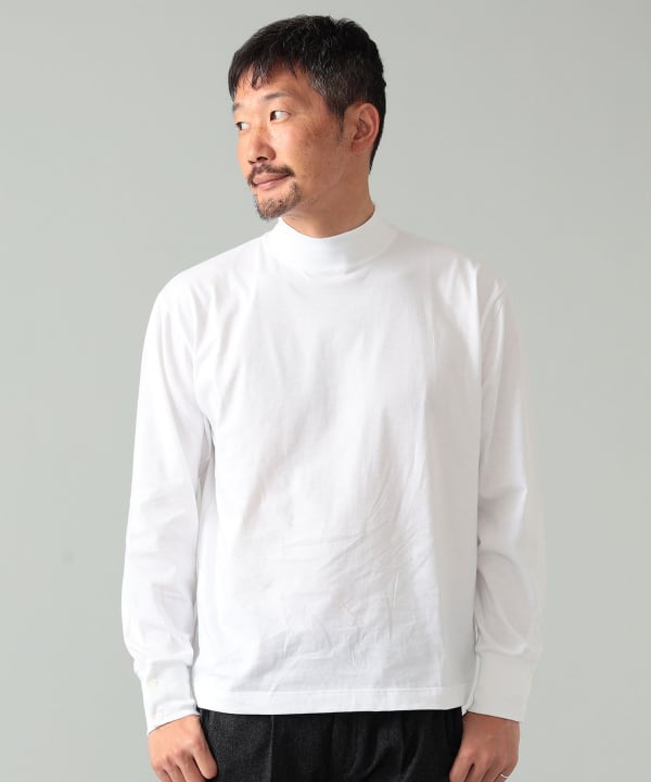 BEAMS F（ビームスF）ELACIO / モックネック カットソー（Tシャツ