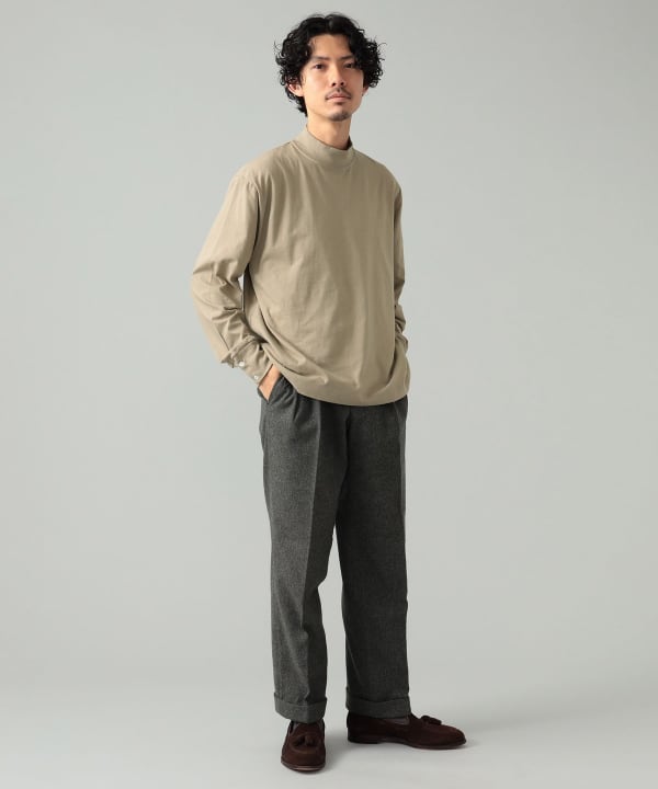 BEAMS F（ビームスF）ELACIO / モックネック カットソー（T