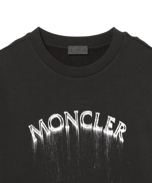 BEAMS F（ビームスF）MONCLER / クルーネック サンド ロゴ