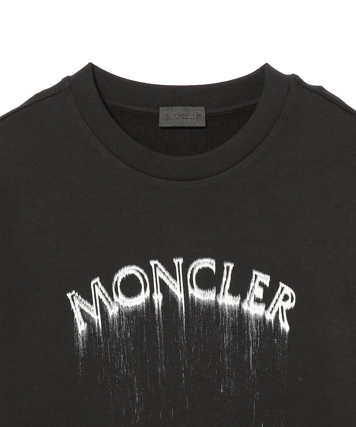 BEAMS F（ビームスF）MONCLER / クルーネック サンド ロゴ スウェット