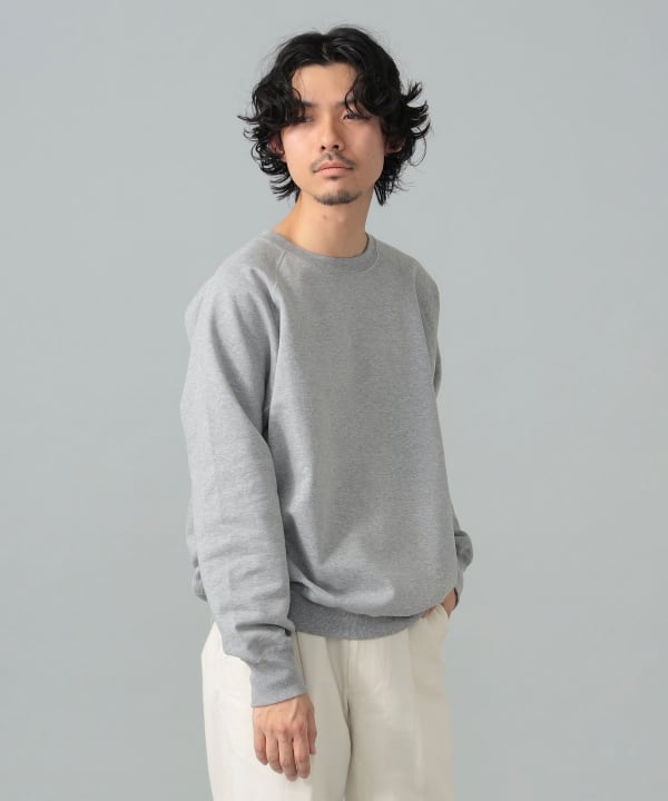 明朝体 YAAH クルーネックスウェット(グレー/ブラック） 2点セット 明朝体 YAAH クルーネックスウェット(グレー/ブラック） 2点
