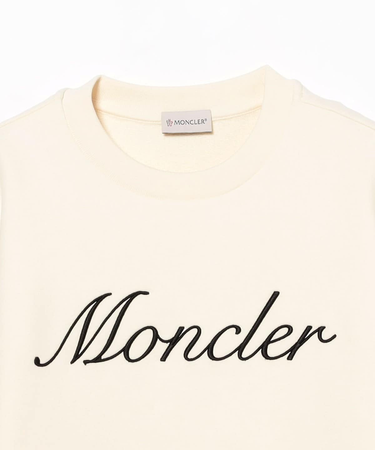 MONCLER フーディー なめらかコットンフリース 大きなロゴ ☆25SS MONCLER Fragment Hiroshi Fujiwara ロゴ付き フーディー