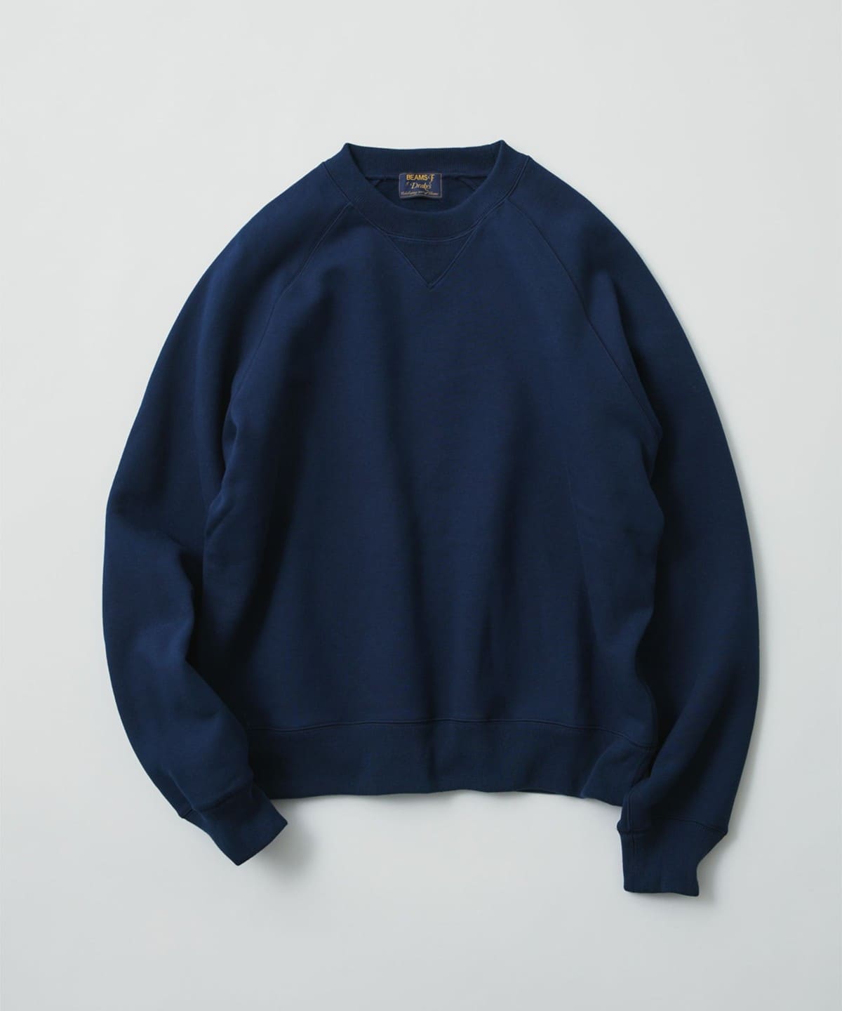 BEAMS F コットン クルーネックニット 44 BEAMS F（ビームスF）【別注】Drake's × BEAMS F / コットン クルー