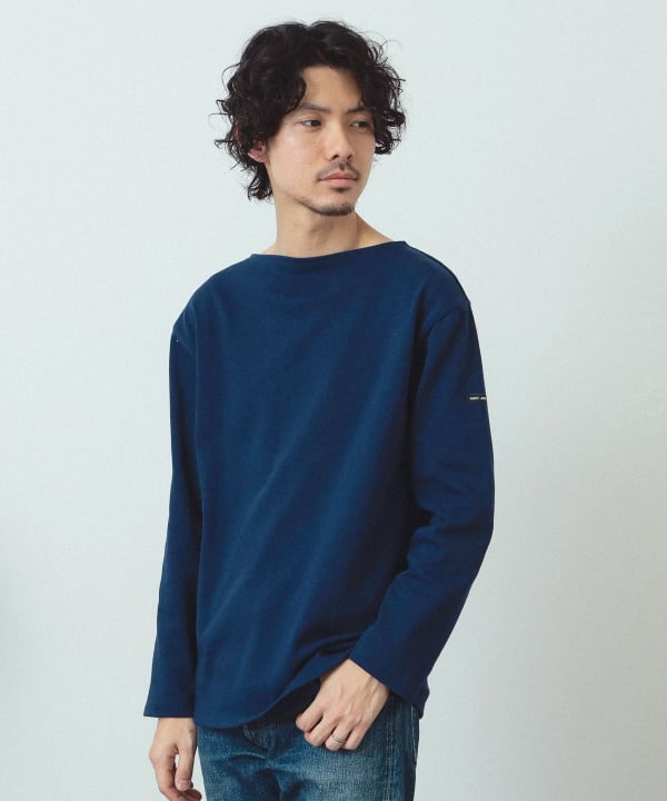 SAINT JAMES / OUESSANT 純色船領 T 卹