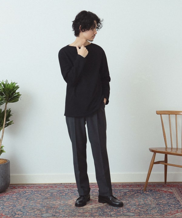 BEAMS F（ビームスF）SAINT JAMES / OUESSANT ソリッド ボート