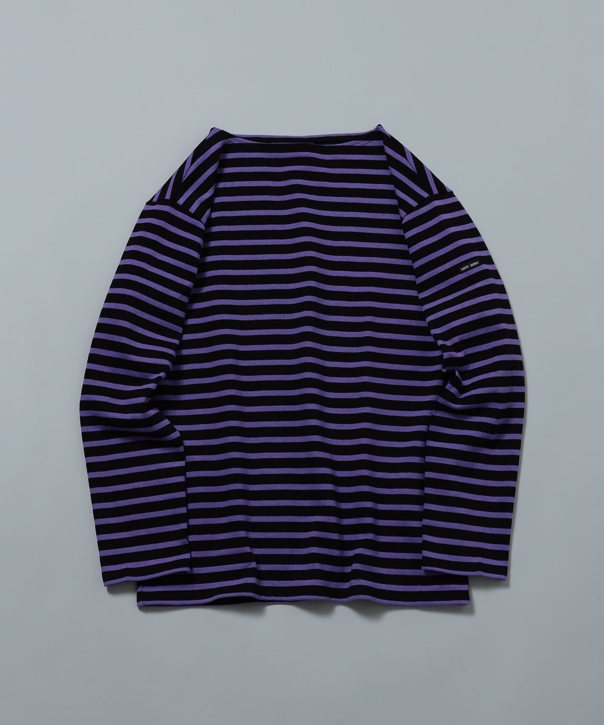 SAINT JAMES セントジェームス / OUESSANT ボーダー ボートネック Tシャツ Tシャツ・カットソー MEN NOIR*VIOLET 5 SAINT JAMES セントジェームス / OUESSANT ボーダー ボートネック Tシャツ Tシャツ・カットソー MEN NOIR*VIOLET 5