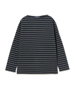 SAINT JAMES / OUESSANT ボーダー ボートネック Tシャツ