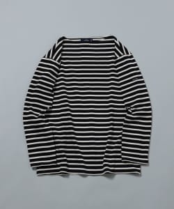 SAINT JAMES / OUESSANT ボーダー ボートネック Tシャツ
