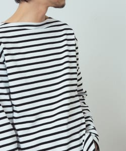 SAINT JAMES / OUESSANT ボーダー ボートネック Tシャツ