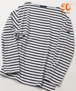 【別注】SAINT JAMES / OUESSANT ボーダー ボートネック Tシャツ