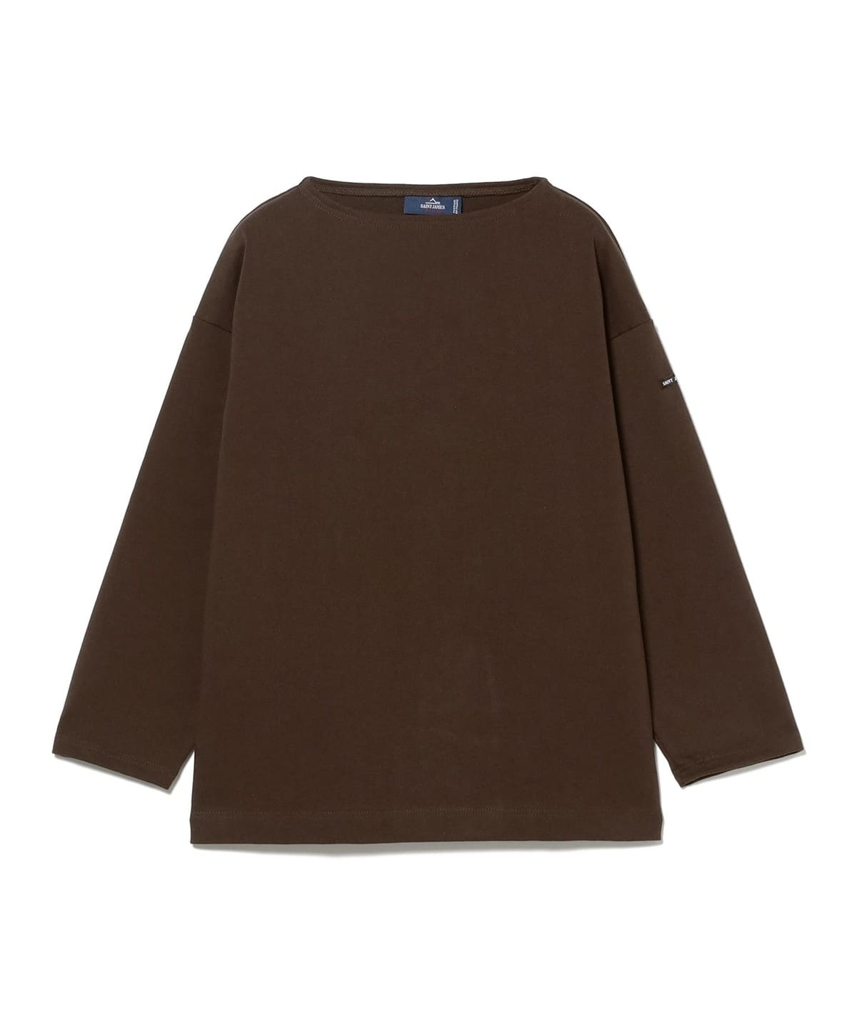 SAINT JAMES セントジェームス / ルーズフィット ソリッド ボートネック Tシャツ Tシャツ・カットソー MEN CHOCO 5 SAINT JAMES セントジェームス / ルーズフィット ソリッド ボートネック Tシャツ Tシャツ・カットソー MEN CHOCO 5