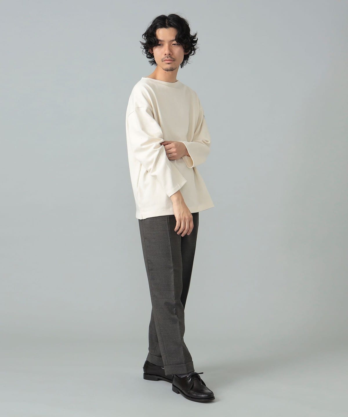 BEAMS F（ビームスF）SAINT JAMES / ルーズフィット ソリッド ボート