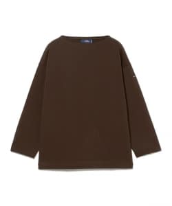 SAINT JAMES / ルーズフィット ソリッド ボートネック Tシャツ