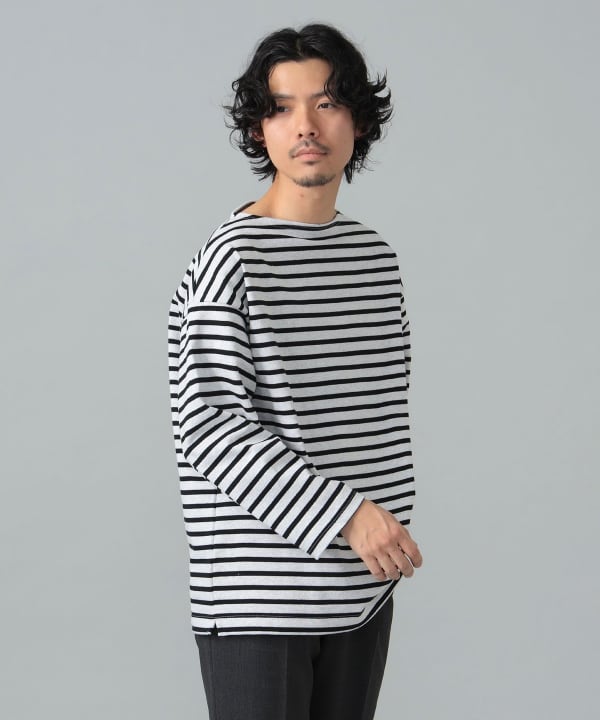 SAINT JAMESセントジェームスビックシルエットカットソー F3(M) SAINT JAMESセントジェームスビックシルエットカットソー F3(M