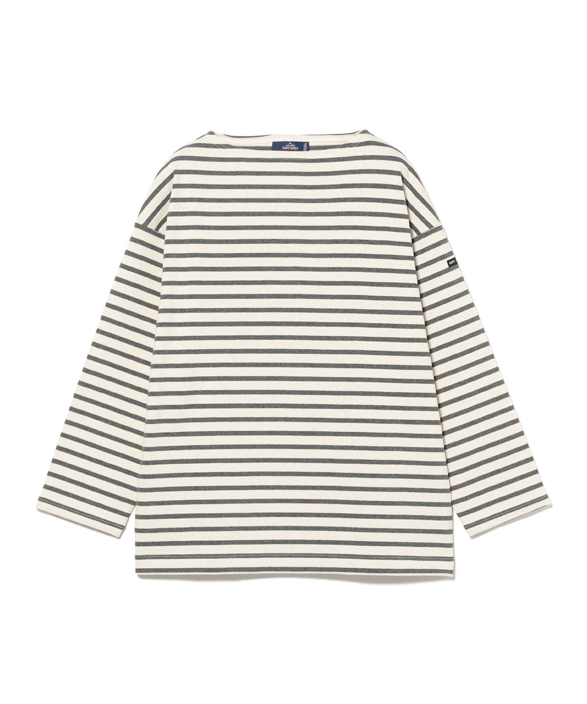 SAINT JAMES セントジェームス / ルーズフィット ボーダー ボートネック Tシャツ Tシャツ・カットソー MEN ECRU*ACIER 5 SAINT JAMES セントジェームス / ルーズフィット ボーダー ボートネック Tシャツ Tシャツ・カットソー MEN ECRU*ACIER 5