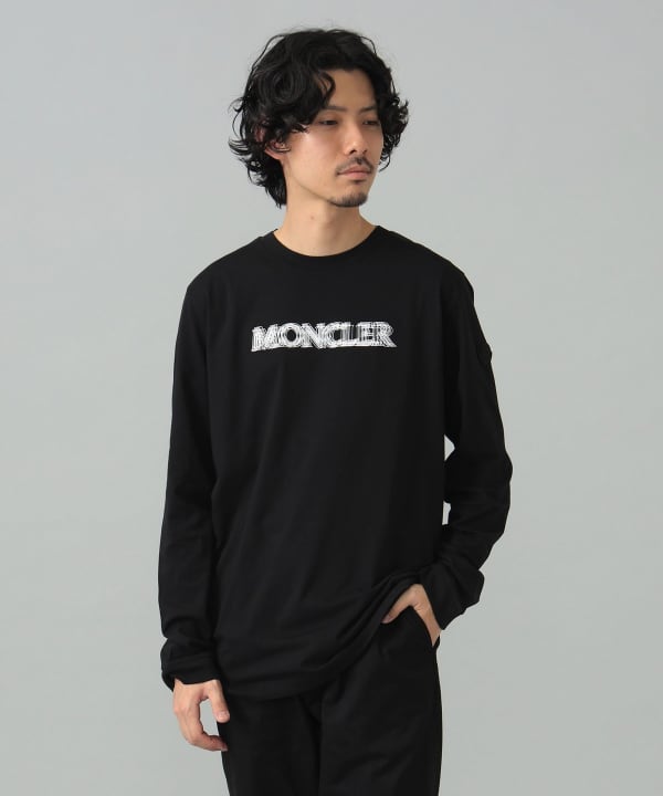 BEAMS F（ビームスF）MONCLER / コットン ロングスリーブTシャツ