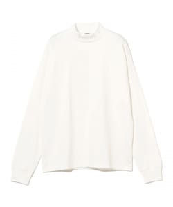 コーコランコットン モックネック コンフォートフィット ロングスリーブTシャツ