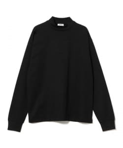 コーコランコットン モックネック コンフォートフィット ロングスリーブTシャツ