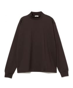 コーコランコットン モックネック コンフォートフィット ロングスリーブTシャツ