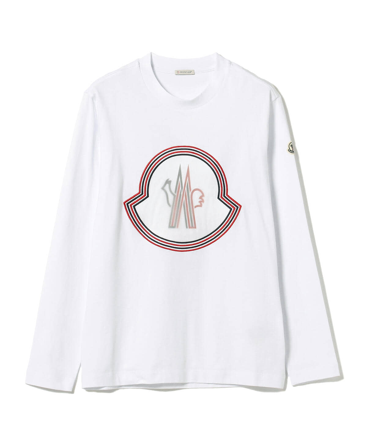 サイズMONCREL モンクレール Tシャツ 白 ホワイト ロゴシャツ - T