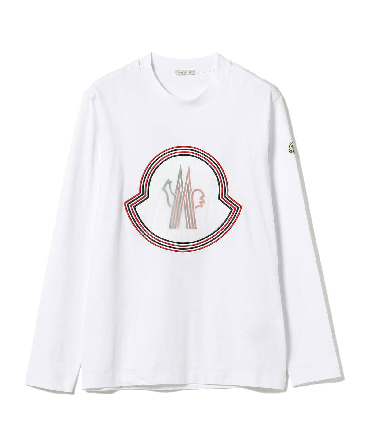 新品MONCLER ロングスリーブ Tシャツ 白M-