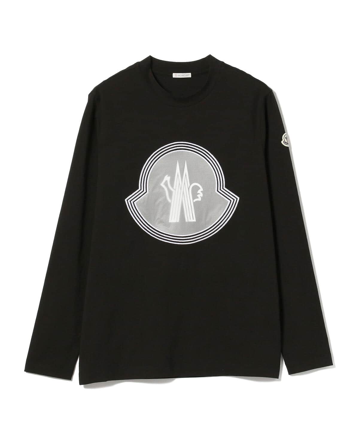 MONCLER / BIG ロゴ ロングスリーブ クルーネックTシャツ tic-guinee.net