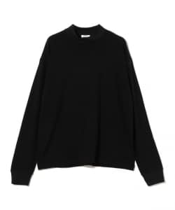 ウール モックネック コンフォートフィット ロングスリーブ Tシャツ