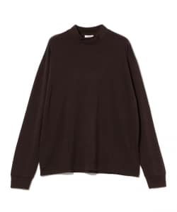 ウール モックネック コンフォートフィット ロングスリーブ Tシャツ