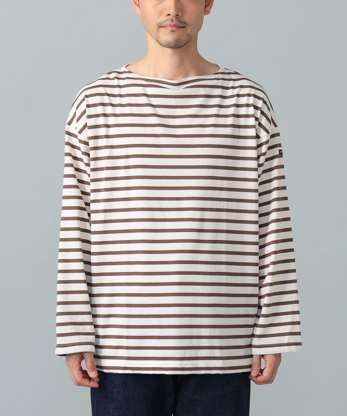 SAINT JAMES / MORLAIX LOOSE ボーダー ボートネック BEAMS F（ビームスF）SAINT JAMES / MORLAIX LOOSE ボーダー ボート