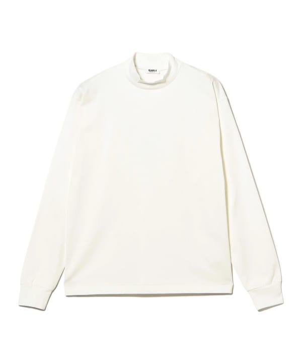 ファーストグレードスーピマコットン ロングスリーブ モックネック コンフォートフィット Tシャツ