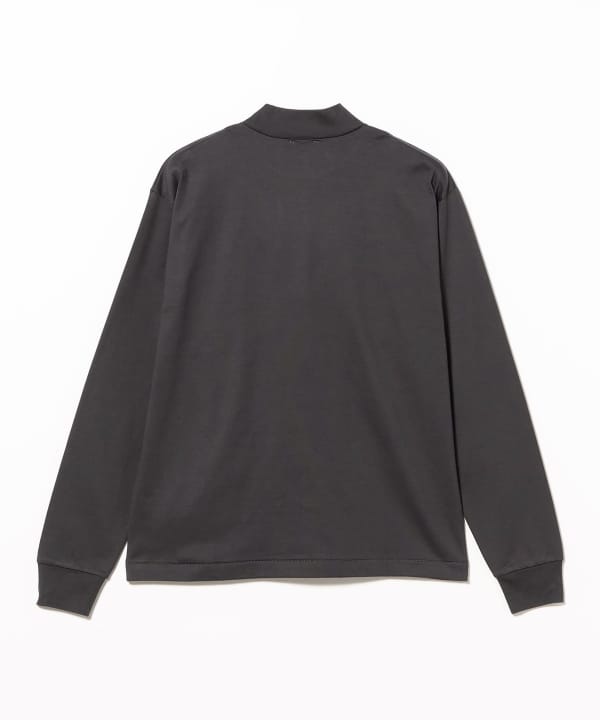 ファーストグレードスーピマコットン ロングスリーブ モックネック コンフォートフィット Tシャツ