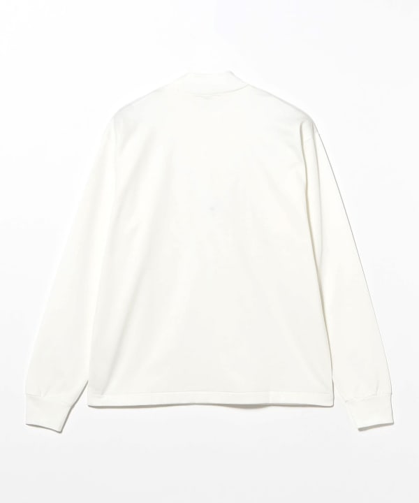 ファーストグレードスーピマコットン ロングスリーブ モックネック コンフォートフィット Tシャツ