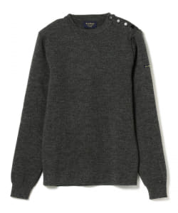【別注】Le minor / ショルダーボタン クルーネックニット