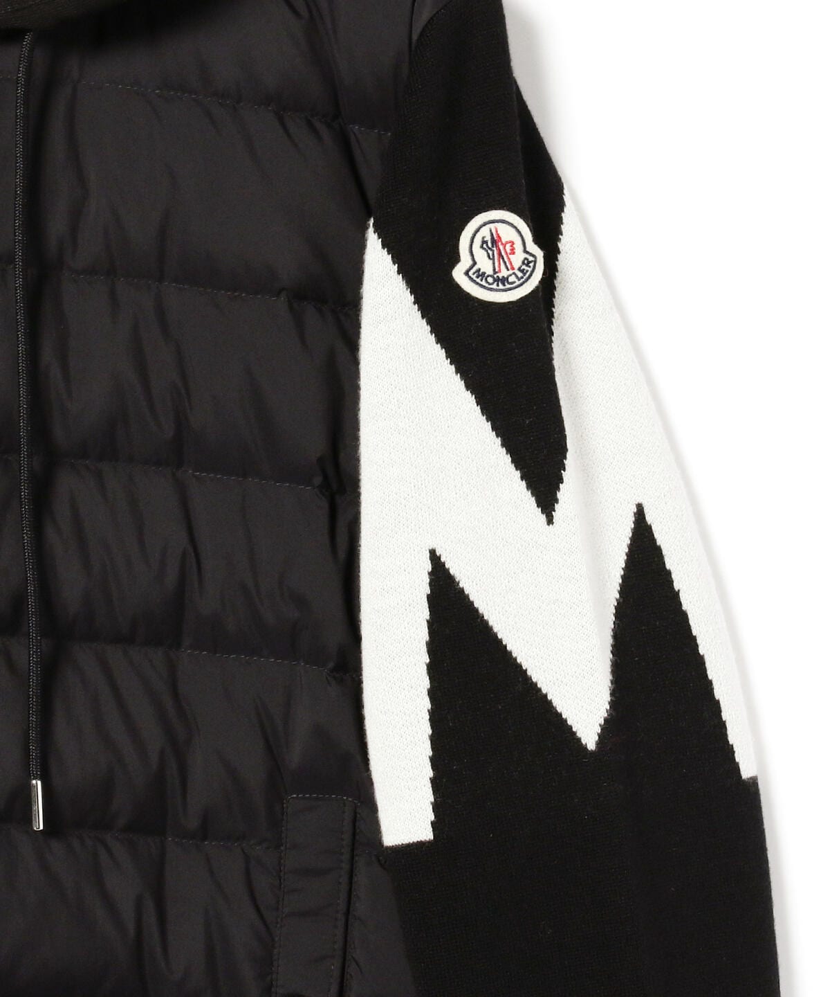 BEAMS F（ビームスF）MONCLER / ニット × ダウンパーカ（トップス