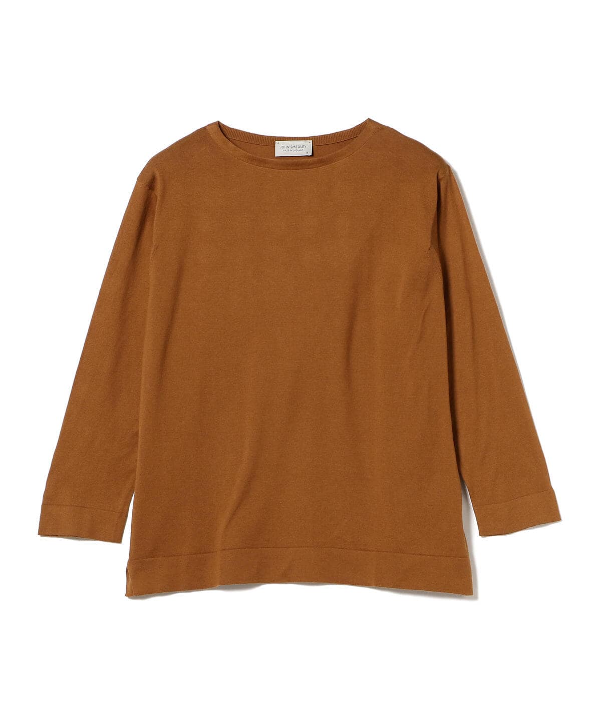 【別注】JOHN SMEDLEY ジョン スメドレー / 30ゲージ バスクシャツ トップス MEN GINGER M 【別注】JOHN SMEDLEY ジョン スメドレー / 30ゲージ バスクシャツ トップス MEN GINGER M